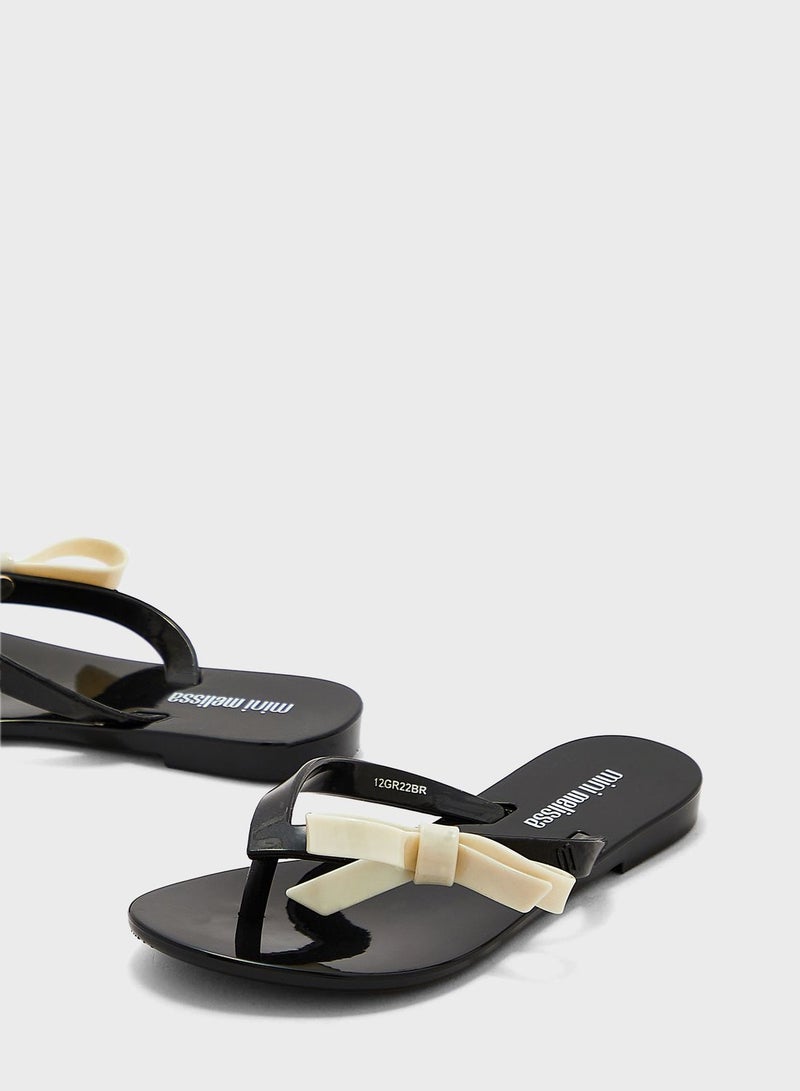 Mini Melissa Kids Harmonic Sweet Flip Flops - Image 4