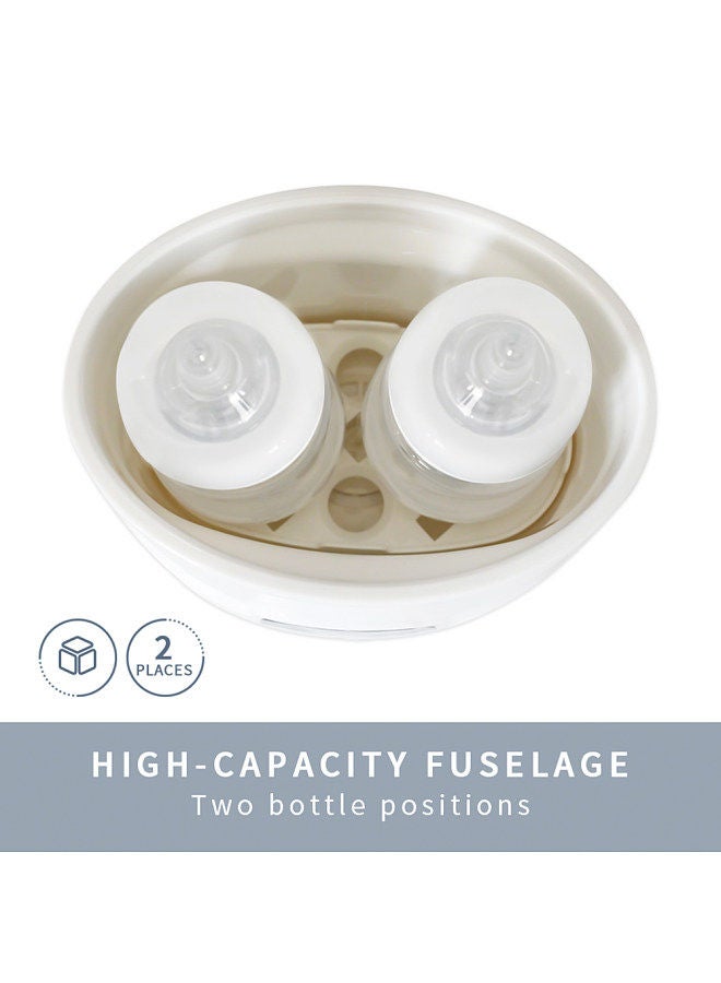 Multifunctional Baby Bottle Warmer Steam Sterilizer Fast Baby Food Heater Large Capacity Adjustable Temperature Low Noise with LED Screen for Baby Feeding Bottles - Image 4