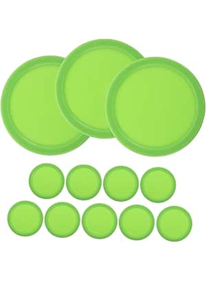 12 Pieces Air Hockey Pucks Set Replacement Pucks for Ice and Air Hockey Tables Lightweight Paddles for Enhanced Gameplay User Friendly Versatile Gaming Accessories Assorted Colors