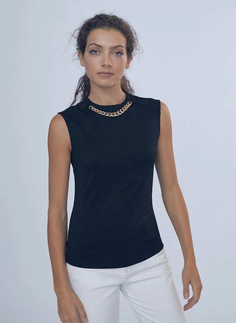 Lola Casademunt Top with chain straps