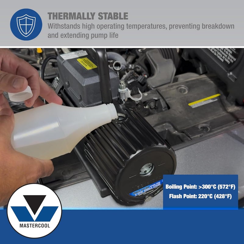 Mastercool 90032 Deep Vacuum Pump Oil - High Viscosity Lubricant for HVAC and Automotive Applications - Image 3