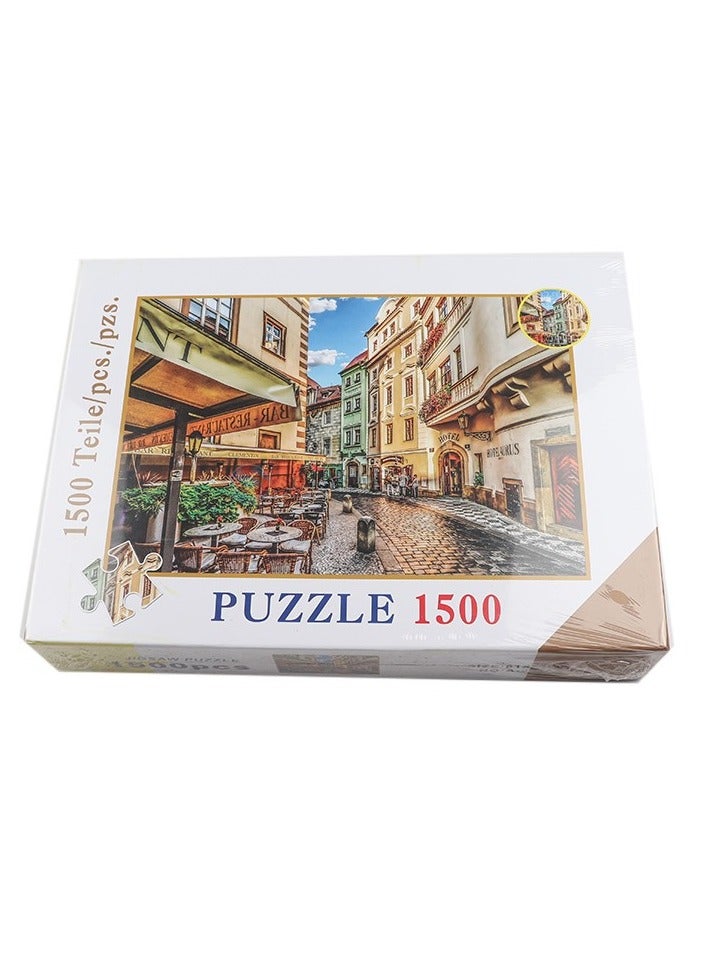 1500 Piece Puzzle Challenge Your Creativity and Intelligence  Perfect Gift and Family Time Activity  High Quality and Vibrant Colors - Image 3