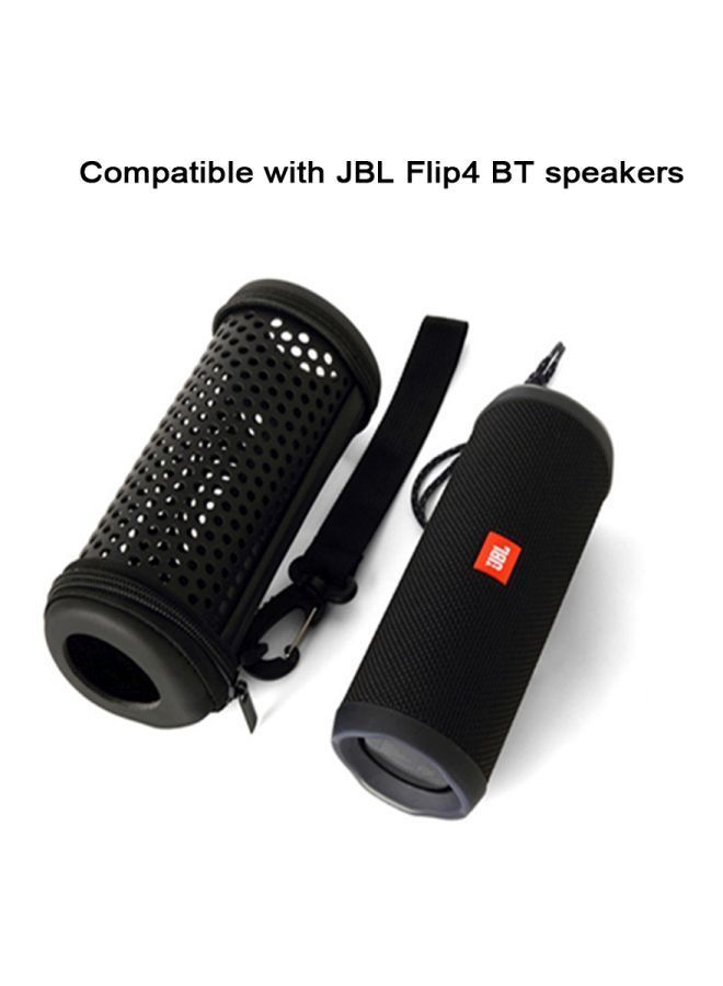 NIBEMINENT Protective Case Cover For JBL Flip4 Black  - Image 3