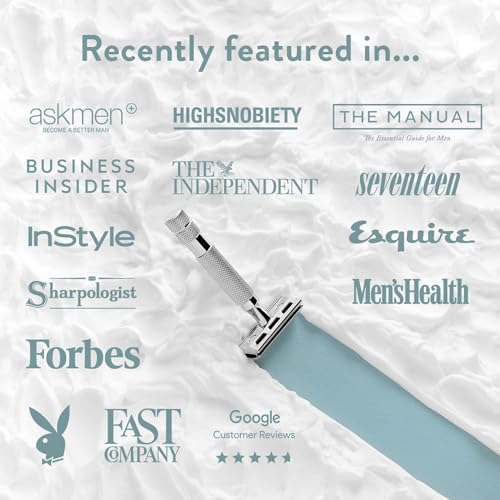 ROCKWELL RAZORS 2C Gunmetal Chrome Double Edge Safety Razor With Adjustable Shave Settings and 5 Fully Recyclable Razor Blades. Reusable Safety Razors for Men and Women - Image 5