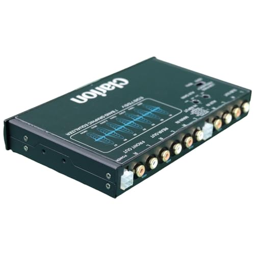 CLARION EQS755V 7-Band Car Audio 1/2-DIN Size Car Graphic Equalizer/Crossover with Front 3.5mm Auxiliary Input, Rear RCA Auxiliary Input and High Level Speaker Inputs - Image 5