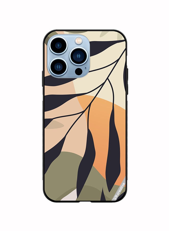 VR CREATIVE Protective Case Cover For Apple iPhone 14 Pro Leaf Tropical Design Multicolour - Image 1