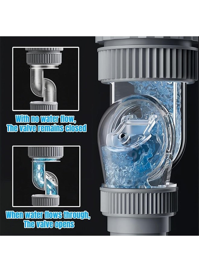 MVAQKLM طقم أنبوب تصريف حوض الحمام، حل سباكة 3 في 1 لفتحات التصريف بمقاس 1-1/4'' و1-1/2'' - Image 3