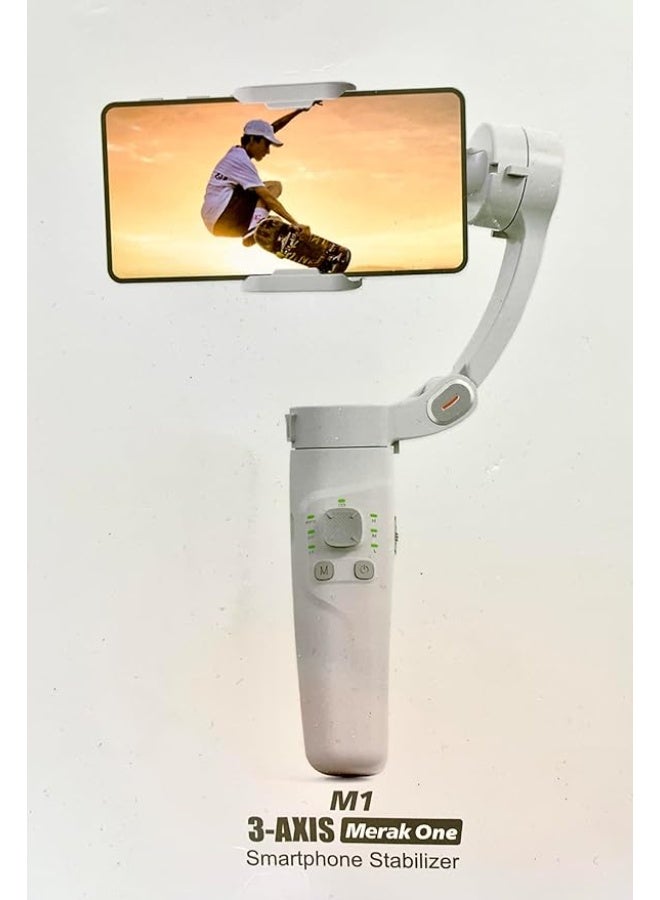 MHR 3-Axis Smartphone Gimbal Stabilizer, Handheld Anti-Shake Video Stabilizer with Face Tracking, Object Tracking & Gesture Control for Vlogging, YouTube & Travel - Image 3