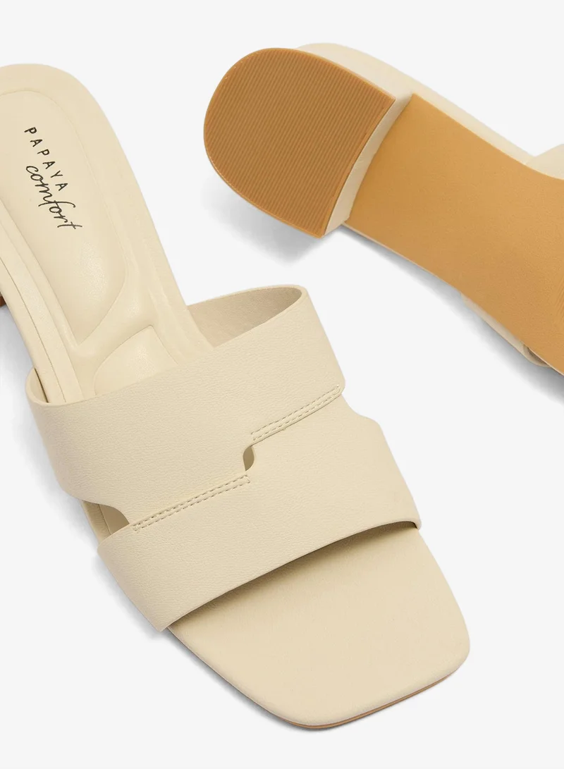 ماتلان Stone Mule Block Heels