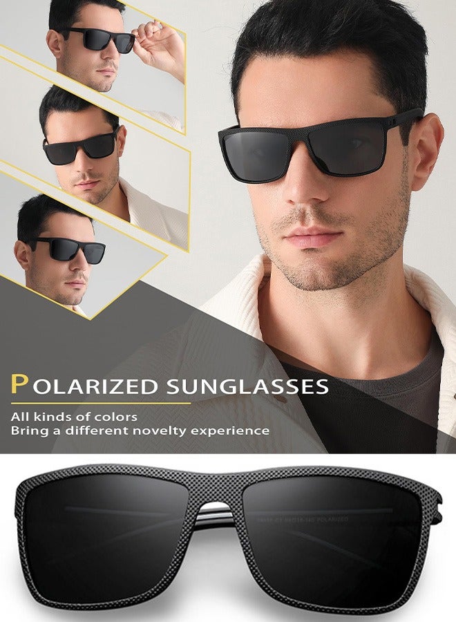 AZorb Polarized Men's Sunglasses Classic Designer TR90 Frame Sun Glasses for Men Women Sports Sunglasses UV400 Protection Shades for Driving Outdoor Travle - Image 5