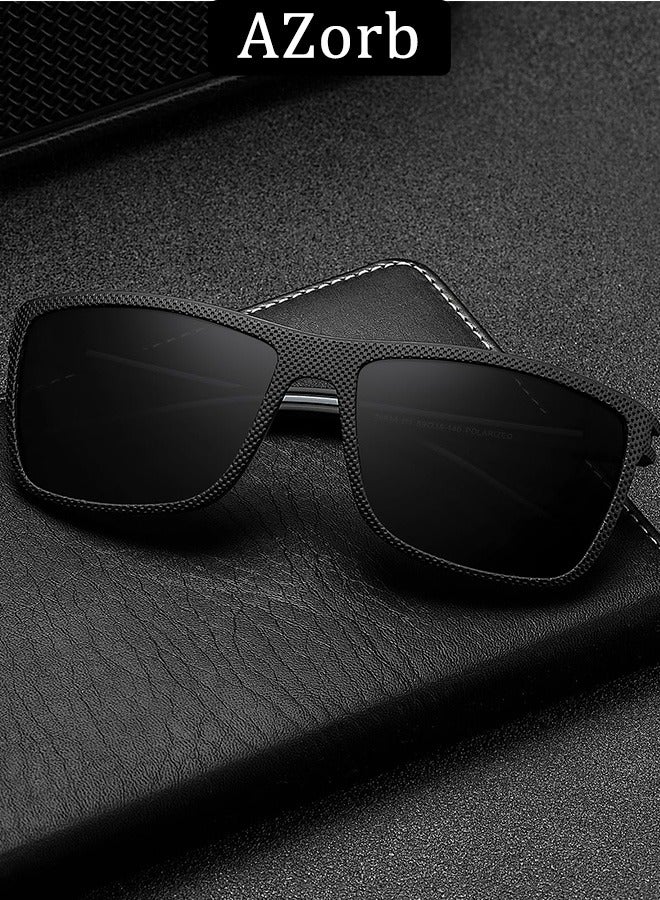 AZorb Polarized Men's Sunglasses Classic Designer TR90 Frame Sun Glasses for Men Women Sports Sunglasses UV400 Protection Shades for Driving Outdoor Travle - Image 4