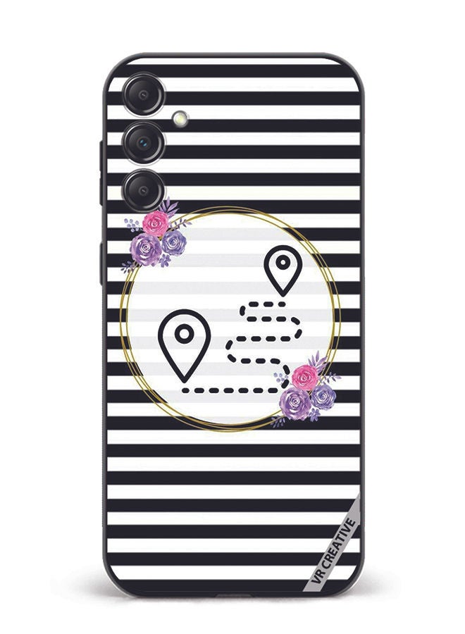 VR CREATIVE Protective Case Cover For Samsung Galaxy A14 5G/A14 Location Design Multicolour - Image 1