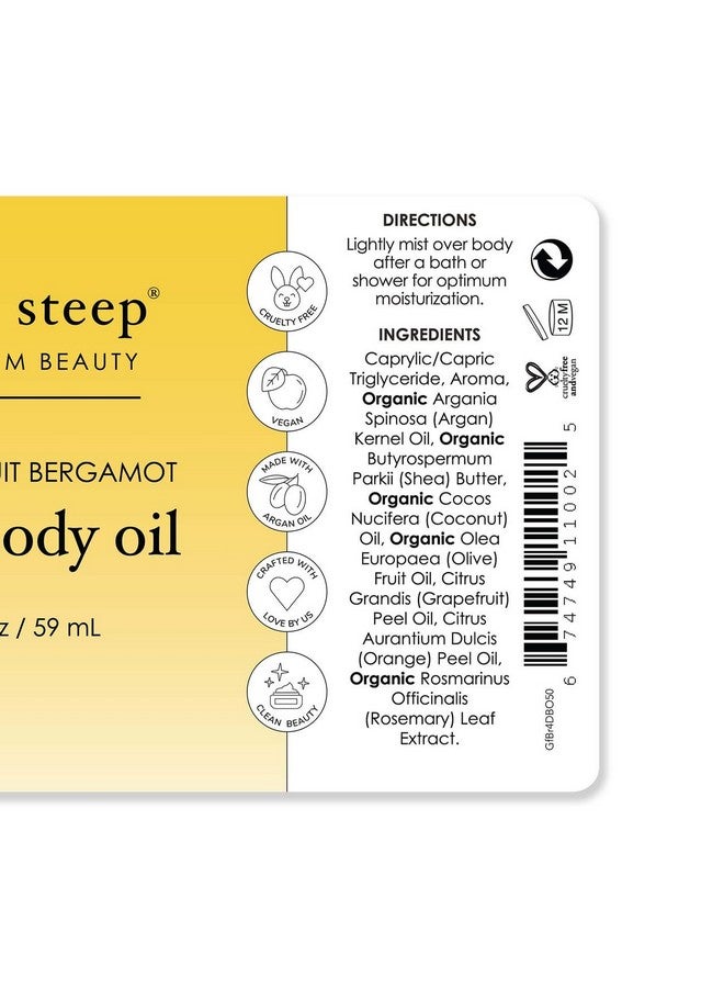 Deep Steep Dry Body Oil 2Oz (Grapefruit Bergamot) - Image 2