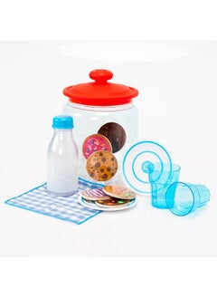 Fat Brain Toys Pretendables Milk and Cookies Set - Pretendables Milk and Cookies Set - New Imaginative Play for Ages 3 to 7