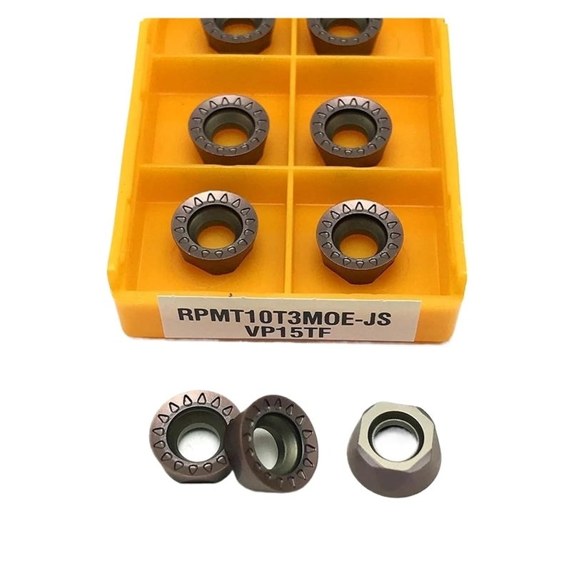 RPMW1003 VP15TF Carbide Insert RPMT10T3MO 10PCS Indexable Lathe Tool CNC Turning Milling - Image 2