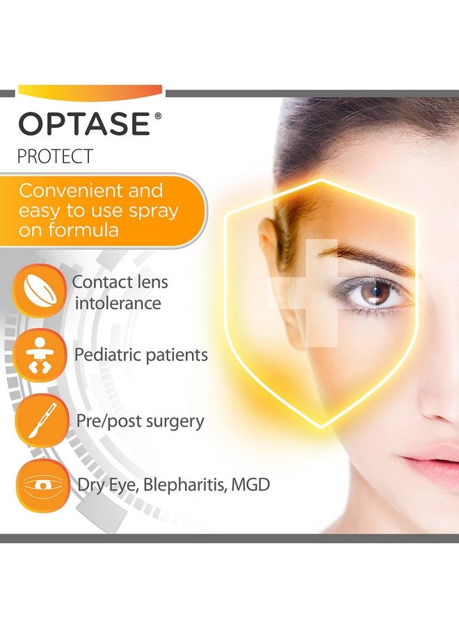 Optase - Ptase Protect Eyelid Cleansing Spray Hypochlorous Acid Spray For Daily Protection Eye Lid Cleaning Spray For Dry Eye Blepharitis And Stye Treatment Hypochlorous Acid Eyelid Cleanser 100 Ml - Image 1