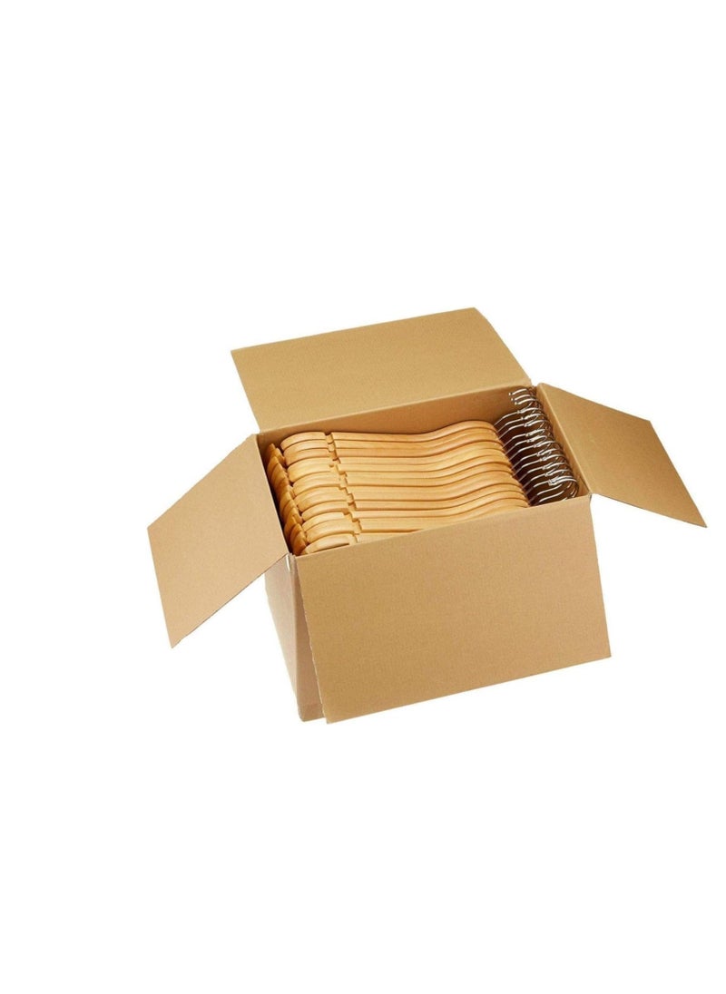 Generic 6 Piece Hanger Set - Natural Beech Wood for Lifetime QualityM  - Image 4