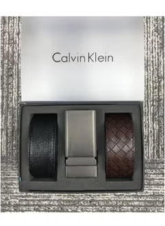 CALVIN KLEIN JEANS PLUS Calvin Klein men's belt in black and brown  - Image 1