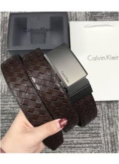 CALVIN KLEIN JEANS PLUS Calvin Klein men's belt in black and brown  - Image 4