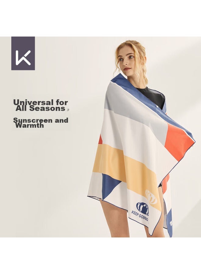 Keep Swimming Towel For Men And Women, Portable Quick-drying Bath Towel For Hot Springs, Summer Sports Fitness Absorbent Towel, Children's Beach Towel - Image 3