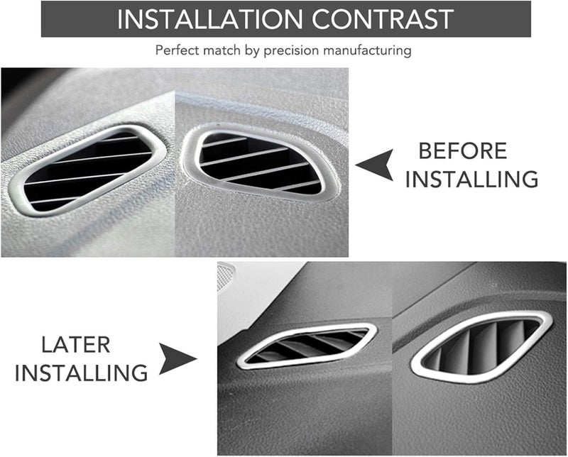 QASULER Stainless Steel Trim for VW Polo 2011-2017 - Image 3