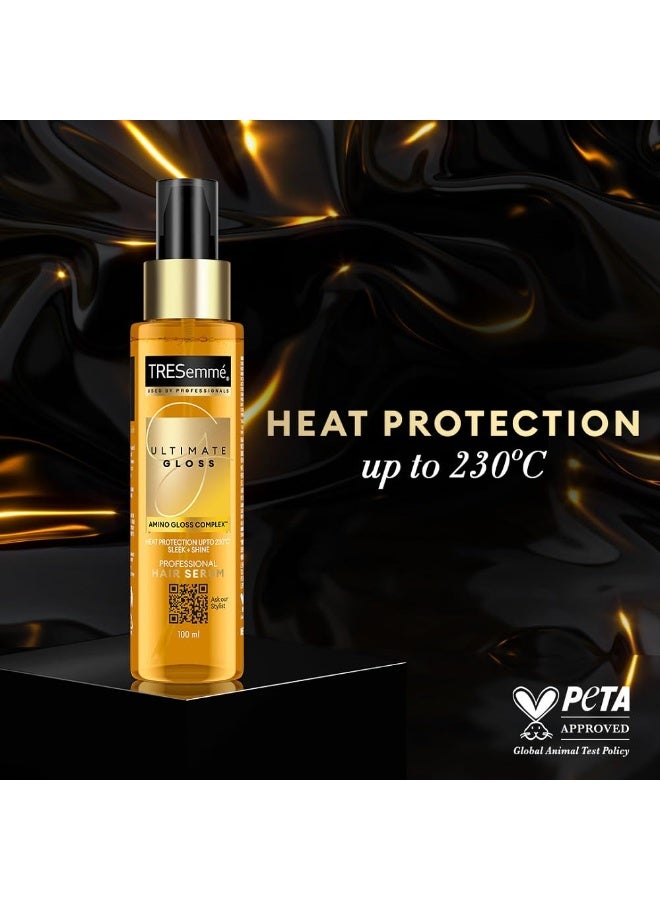 TRESemmé Gloss Ultimate Ultra Shine Hair Serum 100ml with Macadamia Oil & Vitamin E, for Super shiny Finish - Image 3