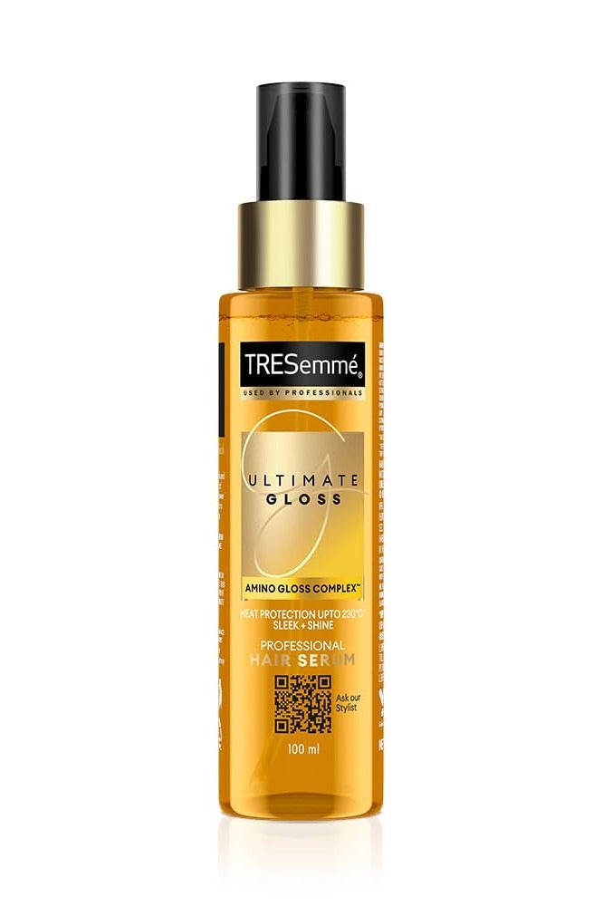 TRESemmé Gloss Ultimate Ultra Shine Hair Serum 100ml with Macadamia Oil & Vitamin E, for Super shiny Finish - Image 1