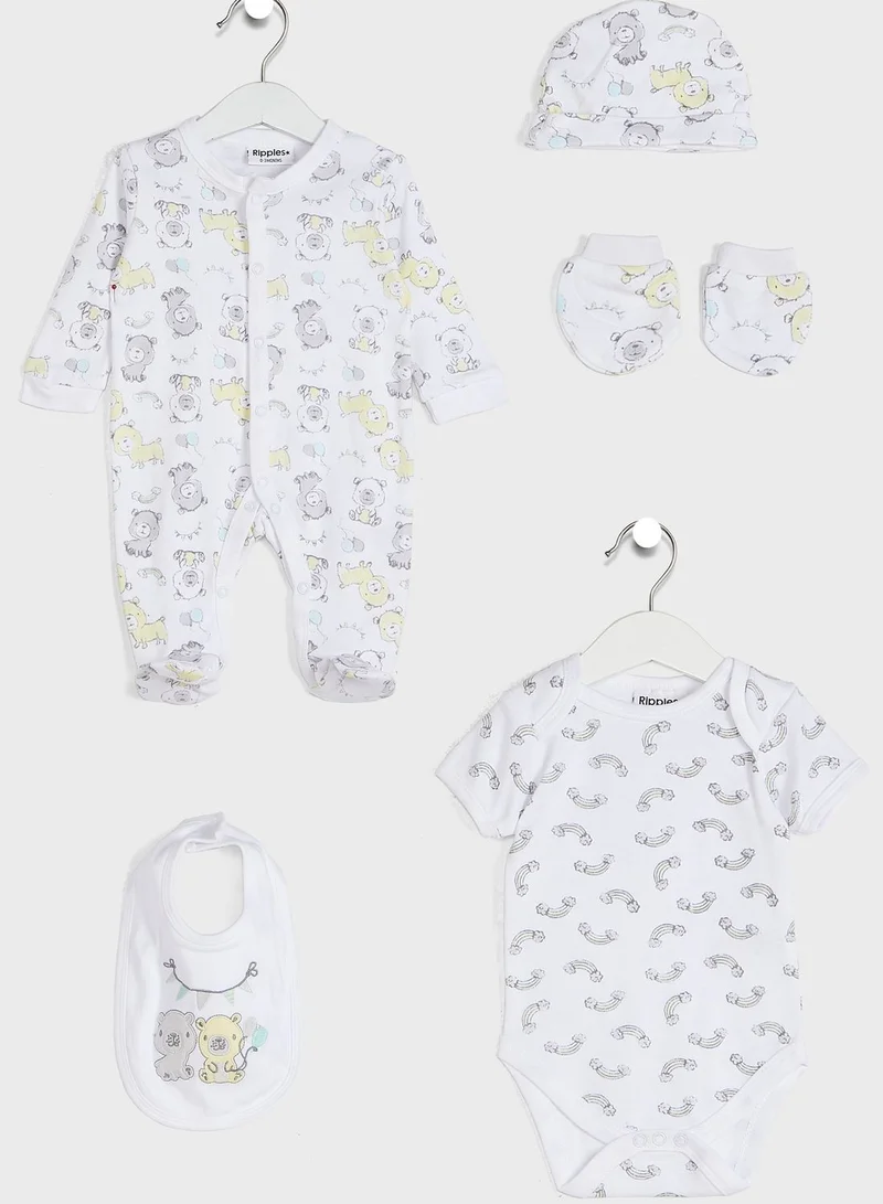 Ripples New Born Babysuit Set
