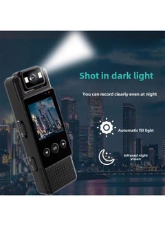 Generic Pocket-worn Camera Chest Fixed Sports Camera Riding Law Enforcement Recorder Wifi Audio Recorder-Body Color:4k Wifi Version With Screen + 16g High-speed Memory Card, Free Cycling Stand  - Image 2
