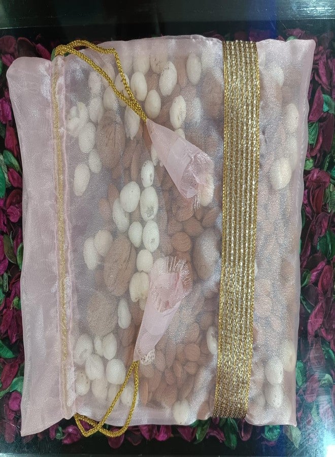 Manvicare 11" by 8" - 1 Potli Bags - Capacity 500 Grams Dry Fruits - Image 4