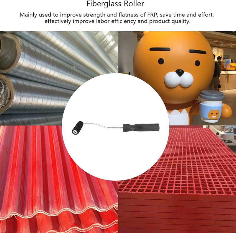 Fiberglass Laminating Roller Bubble Roller, Laminating for Fiberglass Industry Hand Tools Diameter 22x75mm - Image 2