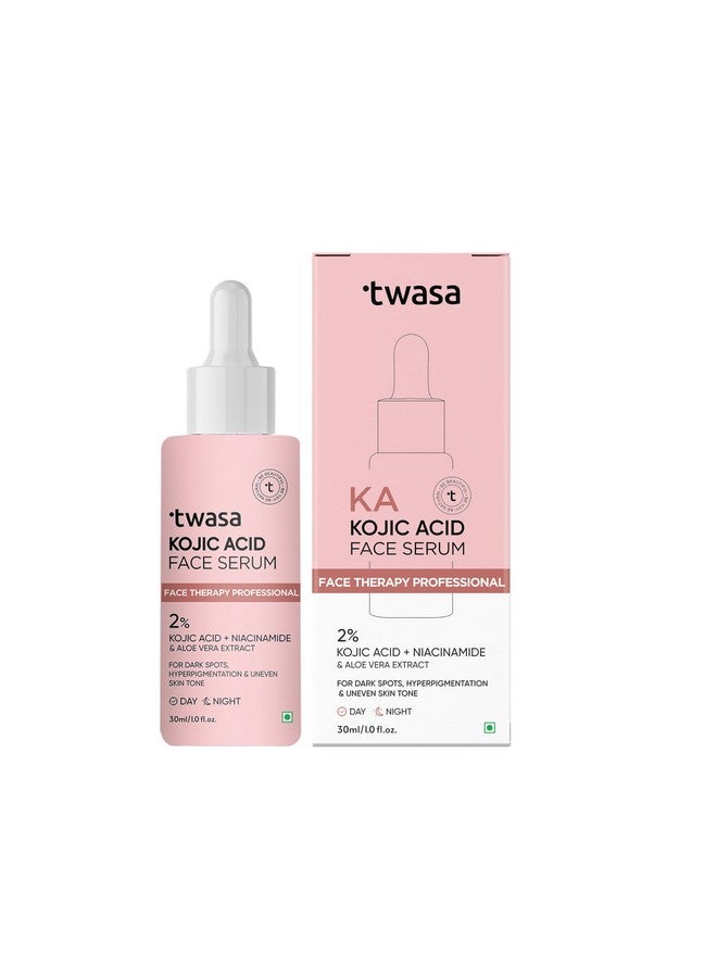 Twasa 2% Kojic Acid Face Serum 30ml with Niacinamide | Reduces Dark Spots, Pigmentation & Blemishes | Anti-pigmentation Face Serum For Men & Women | For Oily, Dry & Sensitive Skin - Image 1