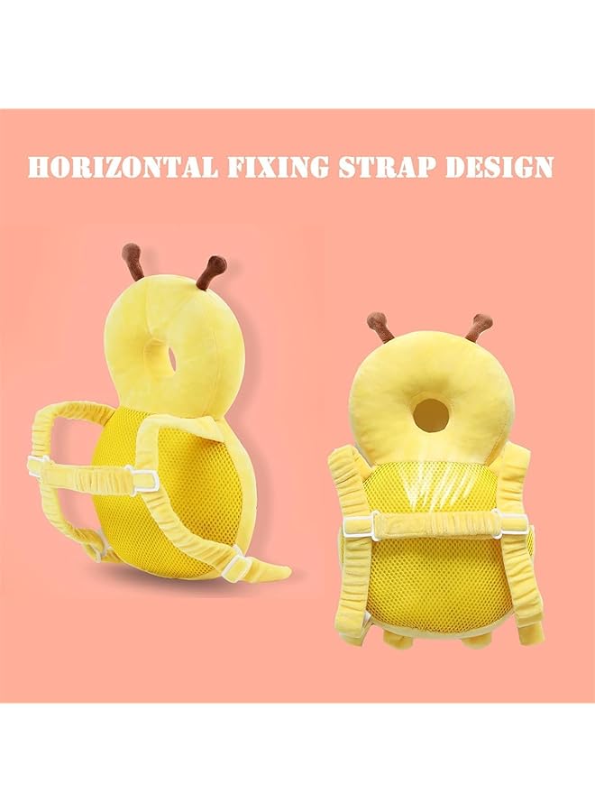 erorex Baby Head Protector Toddler Baby Walking Infant Cushion Backpack Baby Anti Falling Pillow Head Protector Cushion Backpack Adjustable Head Protection Safety Pads For Baby Walkers  - Image 5