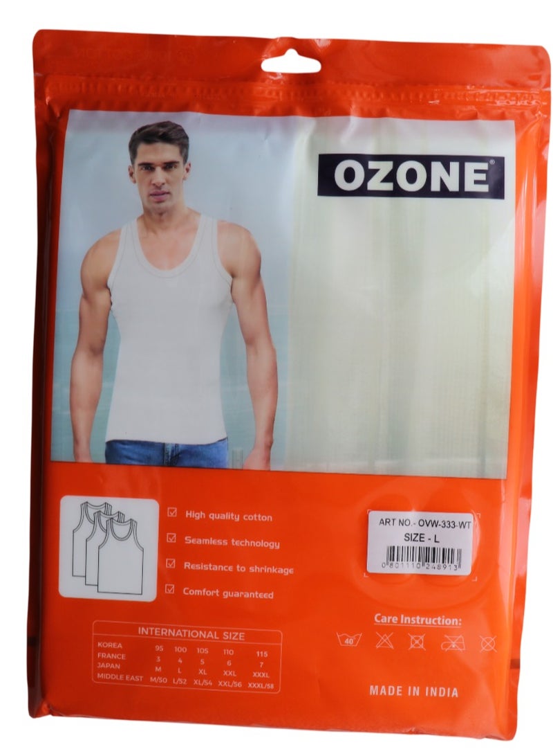 أوزون سترة رجالية 3 قطعة قطن بريميوم - Image 2