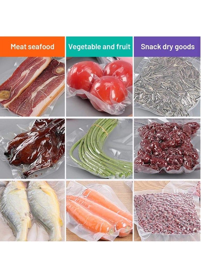 Raxoom Automatic Vacuum Sealer Machine for Food Preservation Storage Saver Automatic Vacuum Sealing System, Intelligent LED Indicator Lights,with Drainage Holes baffles Starter Kit Inclued15 PCS Bags Black  - Image 4