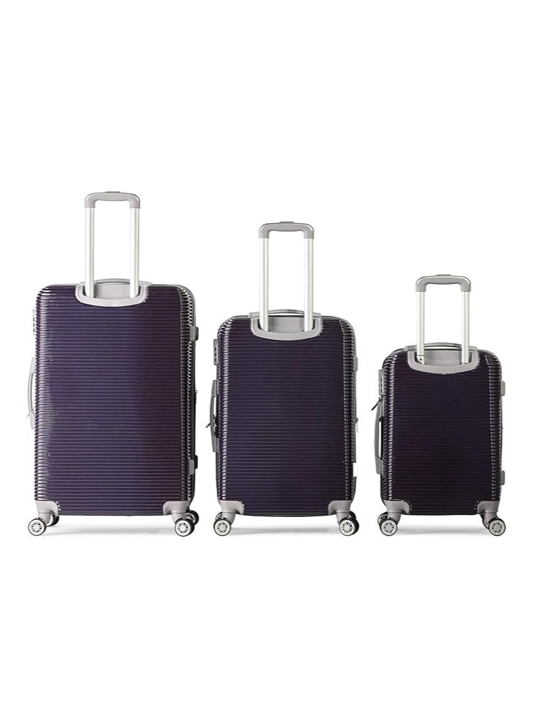 3-Piece Complete Travel Luggage Set with Built-In Lock  - Image 3