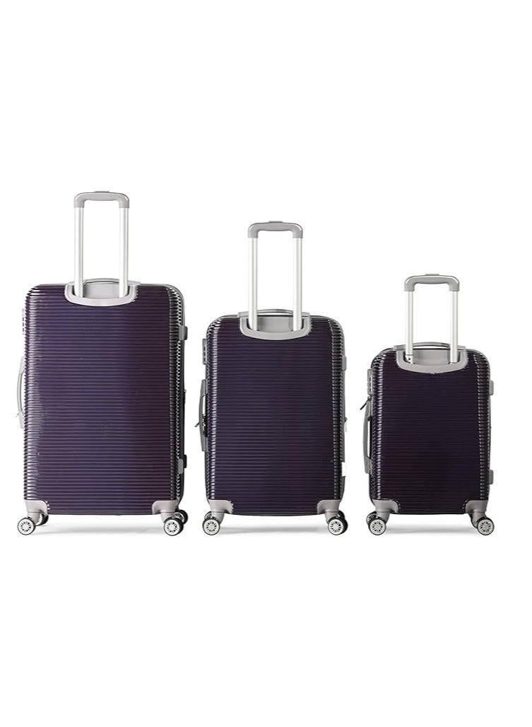 3-Piece Complete Travel Luggage Set with Built-In Lock  - Image 2