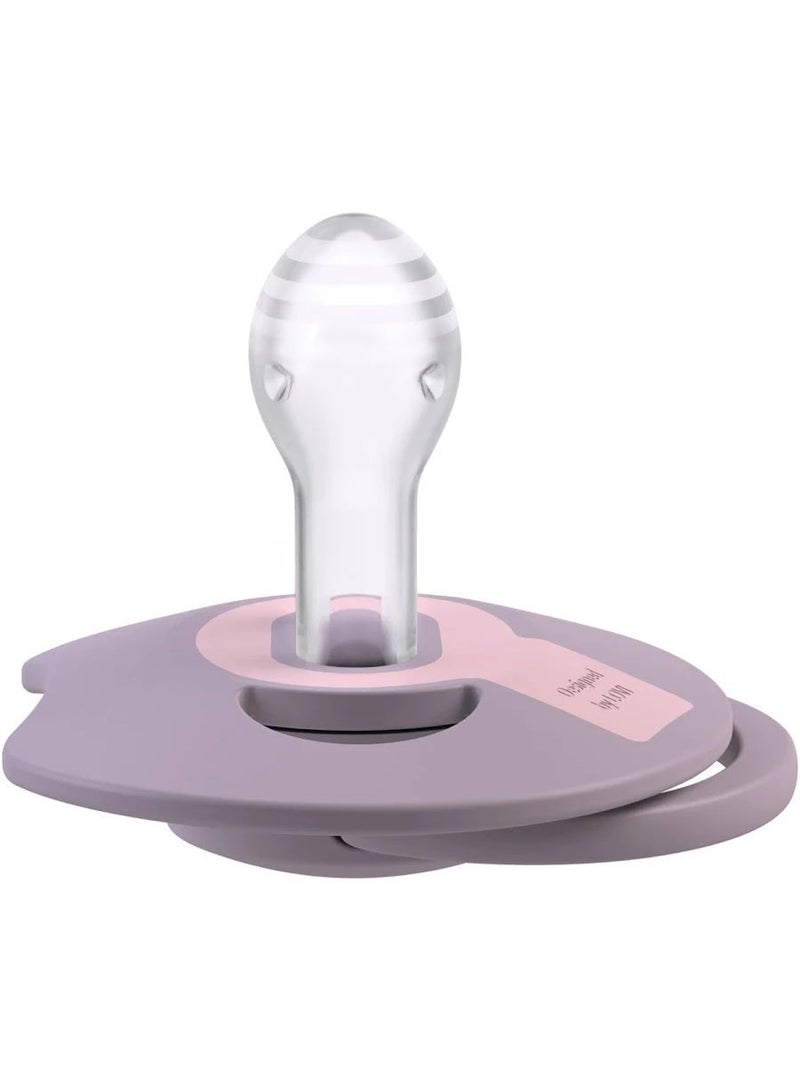 LOVI Prime Silicone Dynamic Soother 0-6m Violet x1 - Image 3