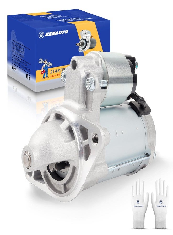 E EZEXPREZE 19049N Ezexpreze Starter Motor Compatible with 2009-2010 Pontiac Vibe, 2009-2016 Toyota Corolla, 2009-2013 Matrix L4 1.8L 1.6kw 9-Teeth CW Replace# 428000-4300 428000-4590 428000-4591 28100-0T050 - Image 1