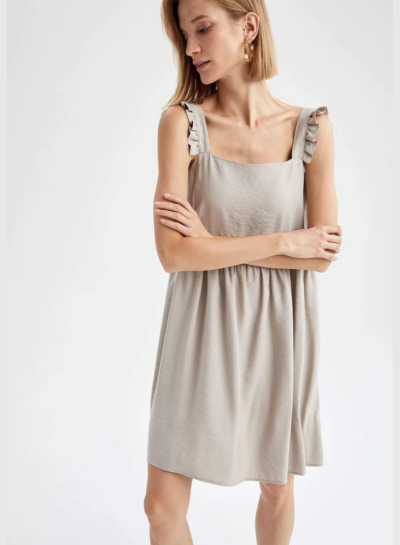 DeFacto Ruffled Strap Dress