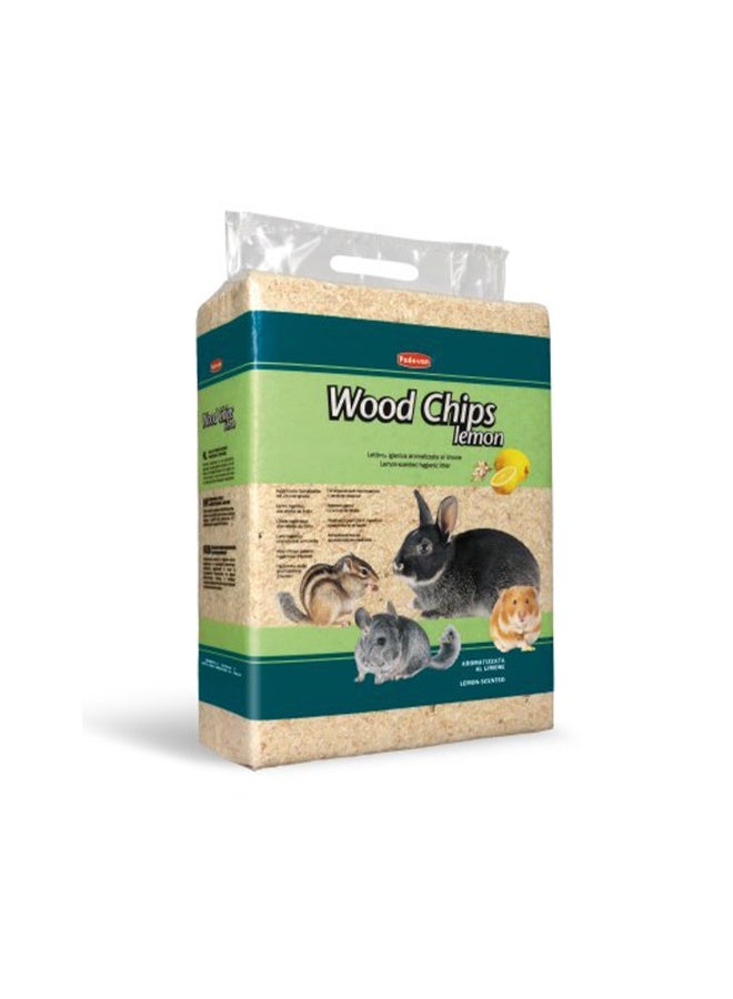 رقائق خشب بادوفان برائحة الليمون لفرش الحيوانات الصغيرة - 4 كجم