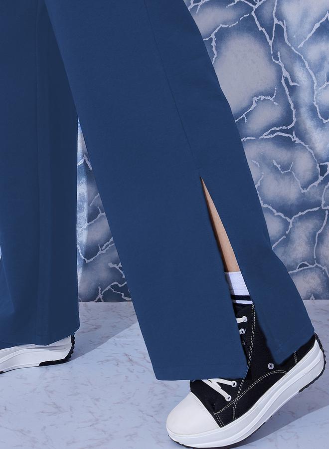 Athena Solid Relaxed Fit Top and Fleece Trousers Co-Ords - Image 1