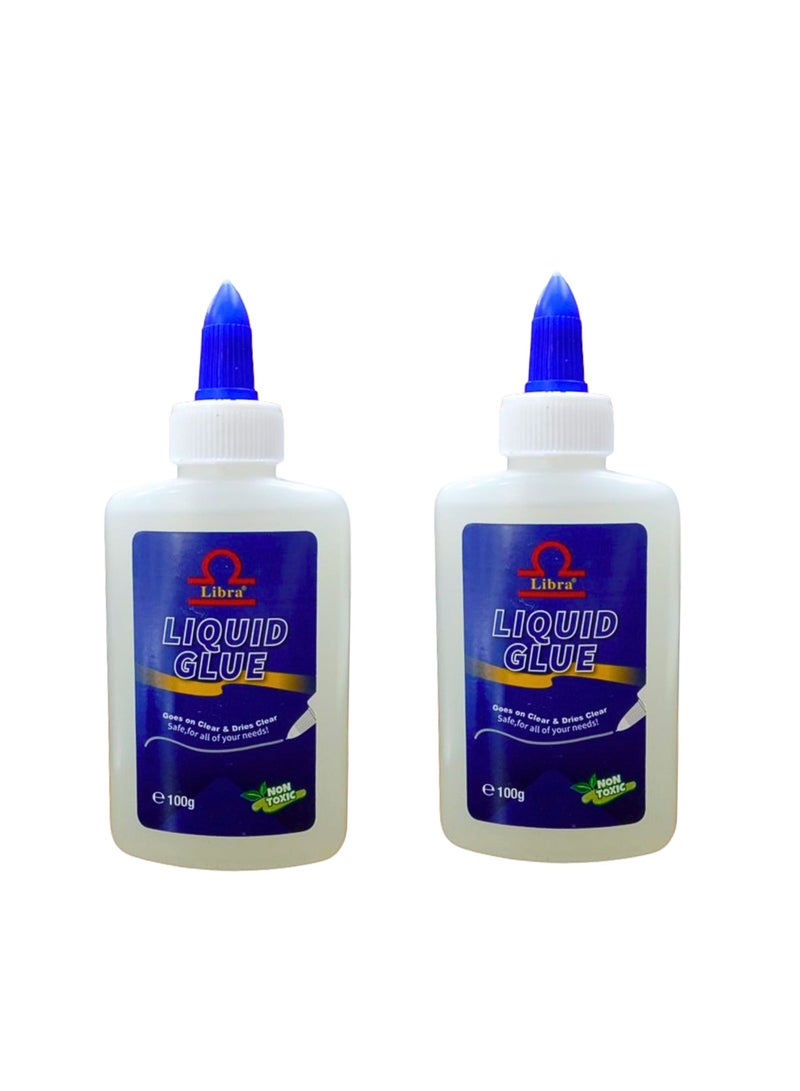 Libra غراء سائل شفاف عبوة من قطعتين - Image 1