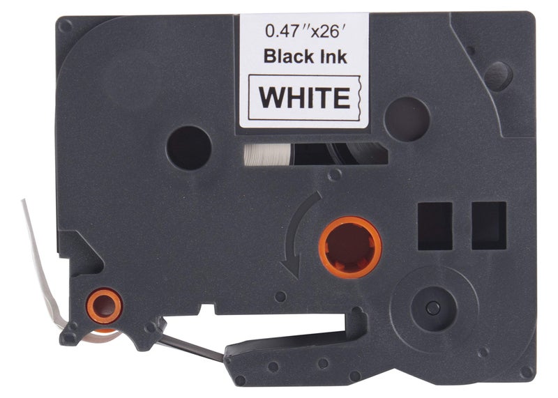 COMPATIBLE for TZE 231 Tape Black On White - 12 mm (Pack of 5) - Image 4