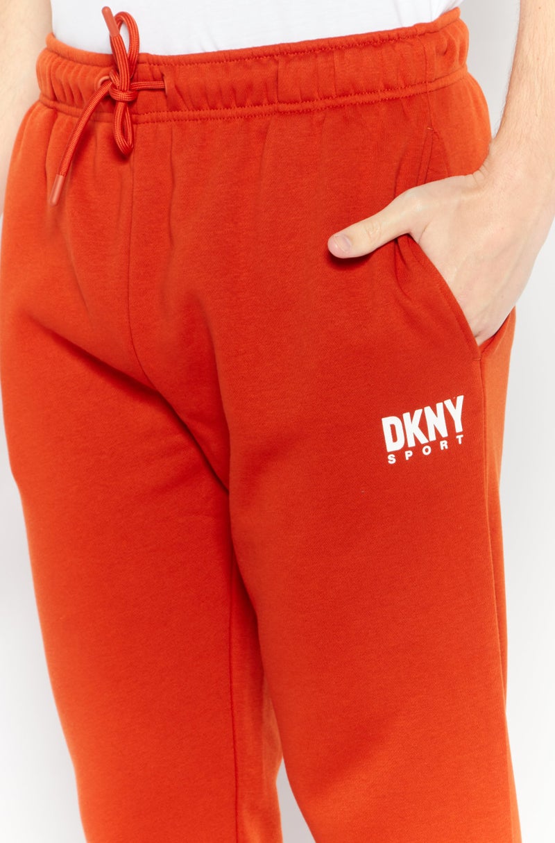 DKNY Sport Men Sportswear Fit Training Pant, Rust  - Image 3