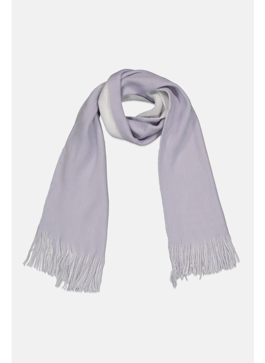 Reserved Kids Girl Solid Scarf 32 x 160 cm, Lavender  - Image 1