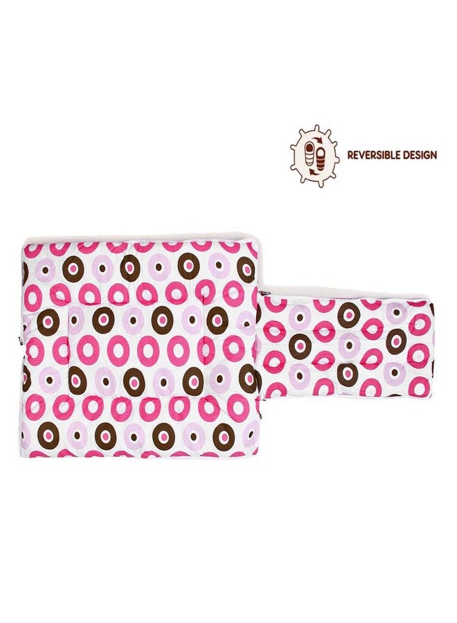 Soul Fiber by Urban Space Combo Baby Bedding 100% Cotton Baby 4 pc Bedding and Reversible Baby Sleeping Bag,0-12 Months (Polka Pink) - Image 3