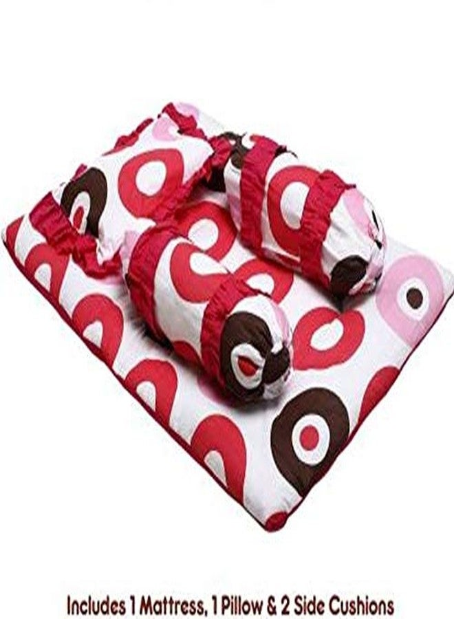 Soul Fiber by Urban Space Combo Baby Bedding 100% Cotton Baby 4 pc Bedding and Reversible Baby Sleeping Bag,0-12 Months (Polka Pink) - Image 4