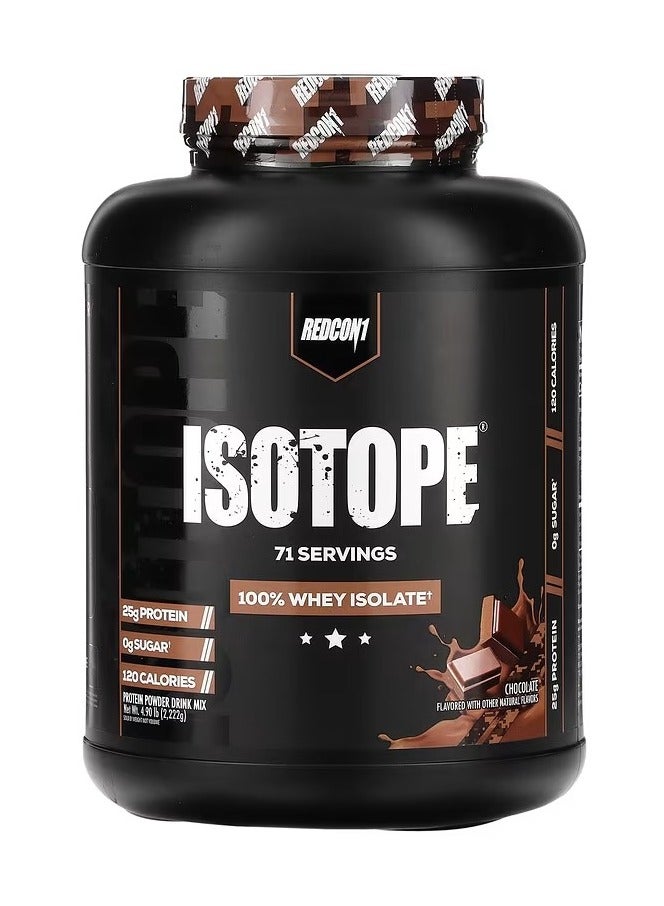 REDCON1 Isotope 100% Whey Isolate Protein - Chocolate - (71 Servings) - Image 1
