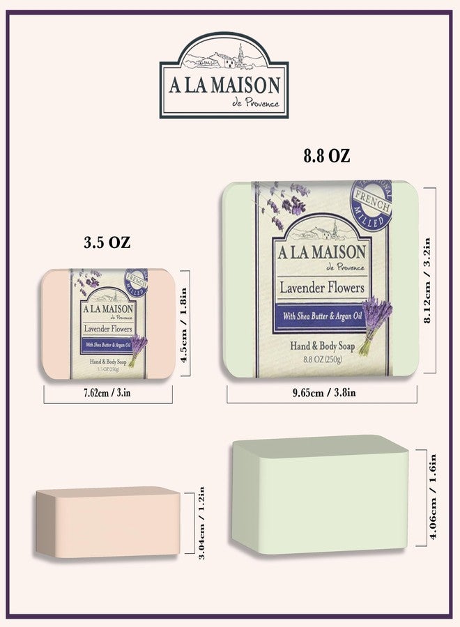 A LA MAISON Sweet Almond Bar Soap - Triple French Milled Natural Moisturizing Hand Soap Bar (3 Bars of Soap, 8.8 oz) - Image 2